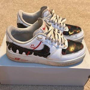 custom nike air force 1’s size 8.5